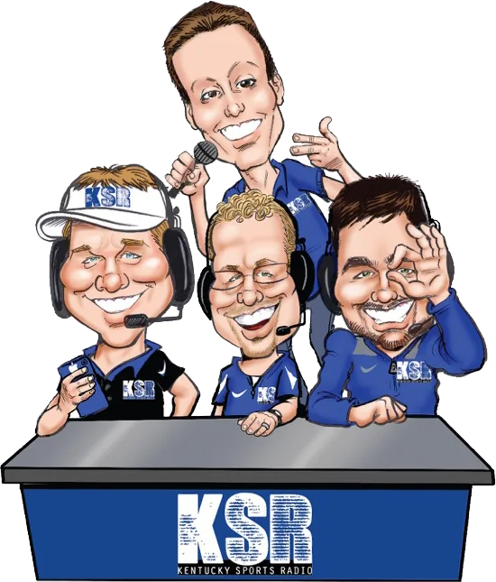 Kentucky Sports Radio hosts Matt Jones, Drew Franklin, Ryan Lemond and Shannon the Dude